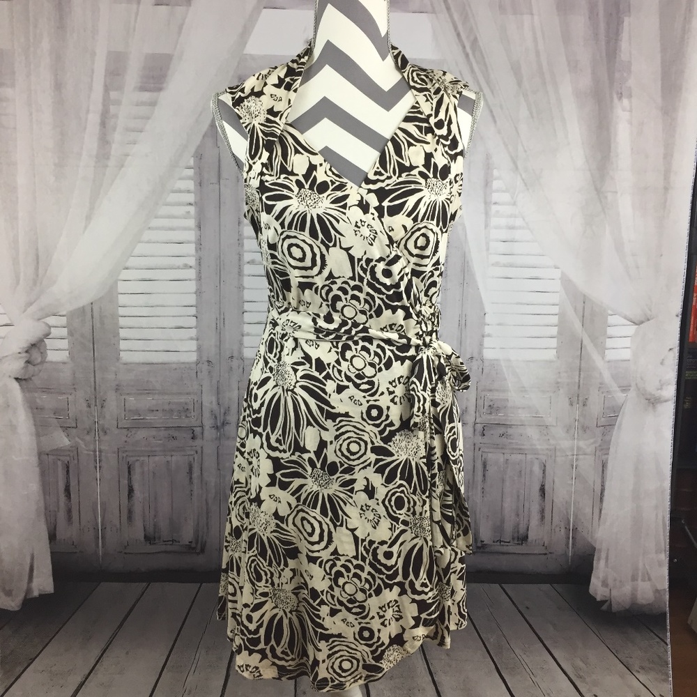 Banana Republic Silk Blend Floral Dress